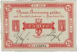 Denmark 25 Øre, 1905 obverse