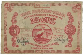 Denmark 25 Øre, 1911 obverse