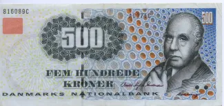 Denmark 500 Kroner, 1997-2003 obverse