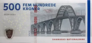 Denmark 500 Kroner, 2019-2022                (2020-2022) obverse