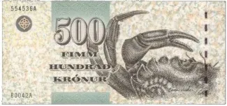 Denmark 500 Krónur, 2004 obverse