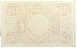 Denmark 50 Kroner, 1945-1952 reverse