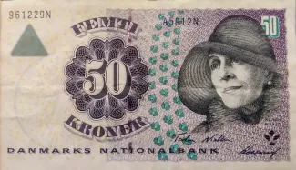 Denmark 50 Kroner, 1999-2002 obverse