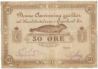 Denmark 50 Øre, 1888 obverse
