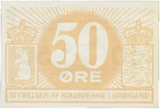 Denmark 50 Øre, 1913 reverse