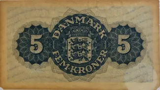 Denmark 5 Kroner "Matadorsedler", 1944-1950 obverse
