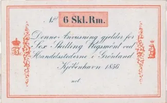 Denmark 6 Skilling Rigsmønt - Frederick VII, 1856 obverse