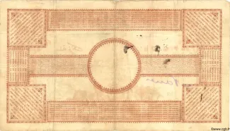Djibouti 100 Francs, 1909-1915 reverse