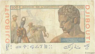 Djibouti 100 Francs, 1946 reverse