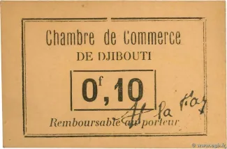 Djibouti 10 Centimes, 1919 image