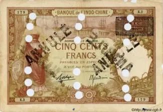 Djibouti 500 Francs, 1943 image