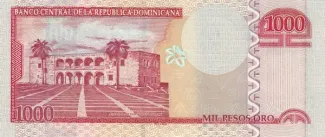 Dominican Republic 1.000 Pesos, 2002-2006 reverse