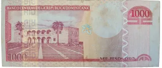 Dominican Republic 1.000 Pesos, 2006-2010 reverse
