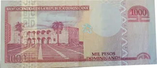 Dominican Republic 1.000 Pesos, 2011-2013 reverse