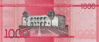 Dominican Republic 1.000 Pesos, 2017-2023 reverse