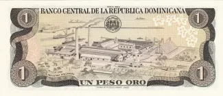 Dominican Republic 1 Peso, 1984-1988 reverse