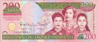 Dominican Republic 200 Pesos, 2013 obverse