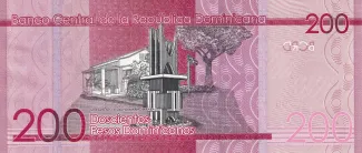 Dominican Republic 200 Pesos, 2017-2023 reverse