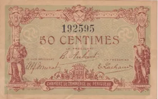 French notgeld 50 Centimes, 1920 image