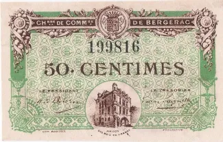 French notgeld 50 Centimes, 1918 image