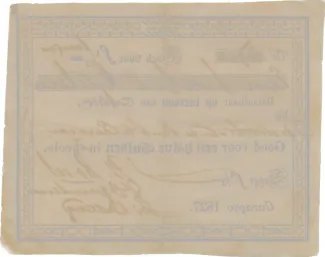 Dutch Caribbean 1/2 Gulden, 1827 reverse