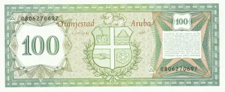 Dutch Caribbean 100 Florin, 1986 reverse