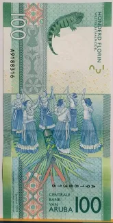 Dutch Caribbean 100 Florin, 2019 reverse