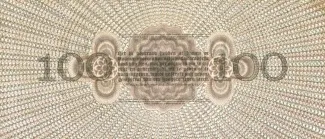 Dutch Caribbean 100 Gulden, 1925-1929 reverse