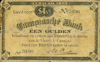 Dutch Caribbean 1 Gulden, 1892 obverse