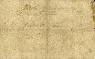 Dutch Caribbean 1 Gulden, 1892 reverse