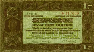 Dutch Caribbean 1 Gulden, 1920 obverse