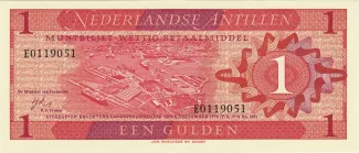 Dutch Caribbean 1 Gulden, 1970 obverse