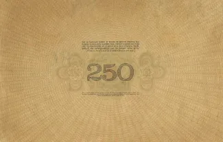 Dutch Caribbean 250 Gulden, 1918-1920 reverse