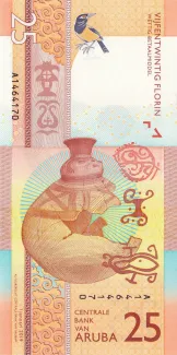 Dutch Caribbean 25 Florin, 2019 reverse