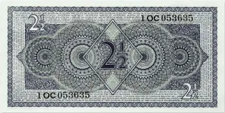 Dutch Caribbean 2.5 Gulden - Juliana, 1949 reverse