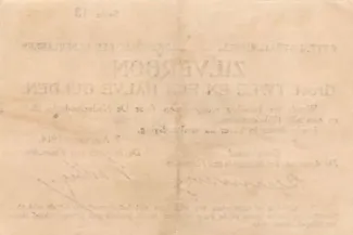 Dutch Caribbean 2.5 Gulden, 1914 reverse