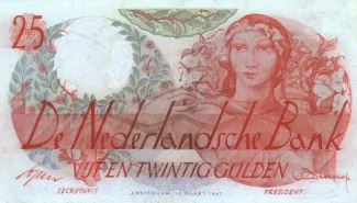 Dutch Caribbean 25 Gulden, 1947 obverse