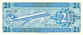 Dutch Caribbean 2.5 Gulden, 1970 obverse