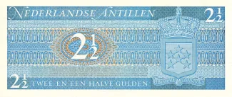 Dutch Caribbean 2.5 Gulden, 1970 reverse