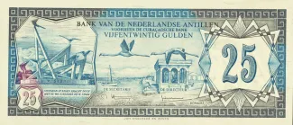 Dutch Caribbean 25 Gulden, 1979 obverse
