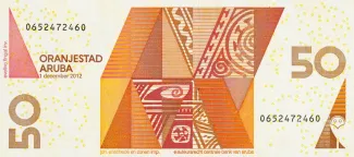 Dutch Caribbean 50 Florin, 2003-2012 reverse