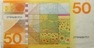 Dutch Caribbean 50 Gulden, 1982 reverse