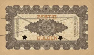 Dutch Caribbean 60 Gulden, 1914 reverse