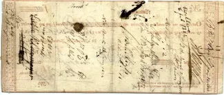 Dutch Caribbean 80 Gulden, 1814-1835 reverse