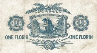 East Africa 1 Florin, 1920 reverse