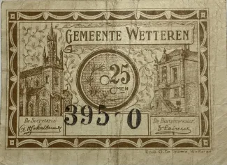 East Flanders, Province of 25 Centimes, 1918 image