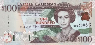 Eastern Caribbean States 100 Dollars, 2000 image