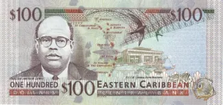 Eastern Caribbean States 100 Dollars, 2000 reverse