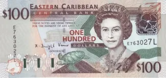 Eastern Caribbean States 100 Dollars, 2003 image
