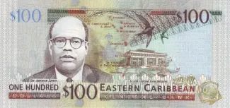 Eastern Caribbean States 100 Dollars, 2003 reverse